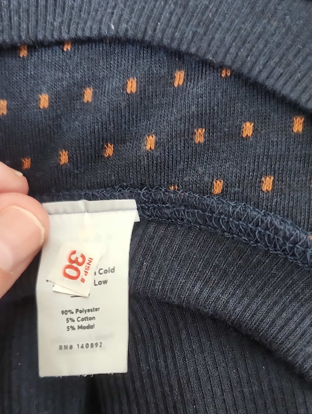Marine Layer Reversible Raglan  Blue Orange Shirt Women's M - Picture 10 of 10